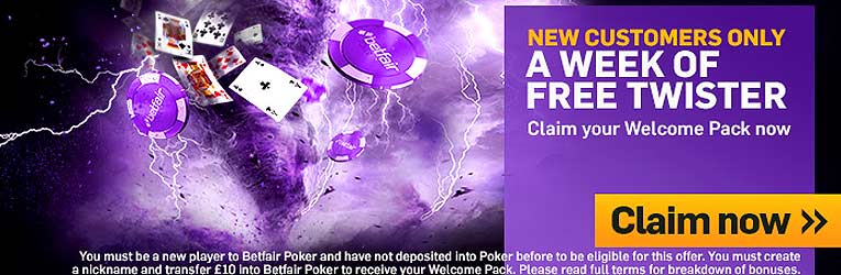 betfair poker welcome bonus